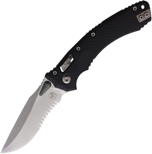MCT16077.jpg Microtech Amphibian Ram Lok - Black G10 Serrated