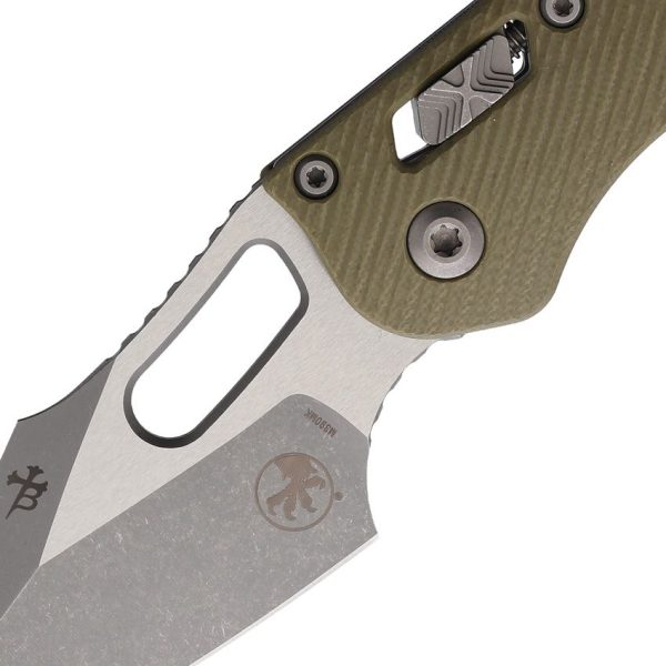 Microtech Stitch S/E Ram Lok AP OD Green Folding Knife