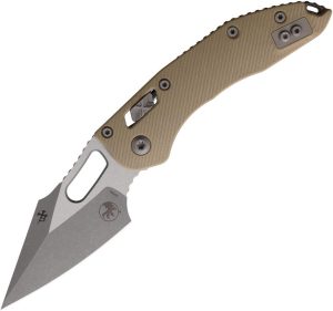 Microtech Stitch S/E Ram Lok AP Tan G10 Folding
