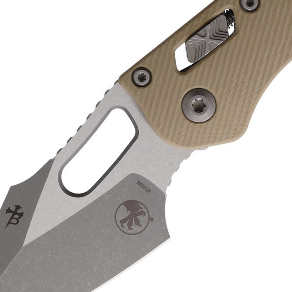 Microtech Stitch S/E Ram Lok AP Tan G10 Folding