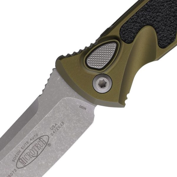 Microtech Socom Elite Auto OD Green Buttonlock
