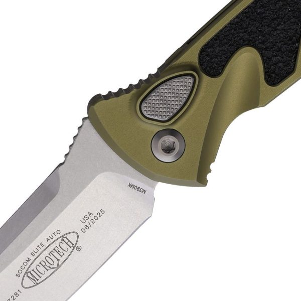Microtech Socom Elite Auto OD Green Stonewash