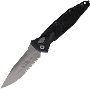 Microtech Auto Socom Elite Apocalyptic Serrated Buttonlock