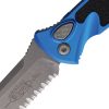 Microtech Auto Socom Elite Blue Apocalyptic Serrated