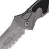 Microtech Auto Socom Elite Gray Apocalyptic Serrated