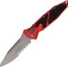 Microtech Socom Elite Automatic Folding Knife Button Lock 4" Apocalyptic Blade Red