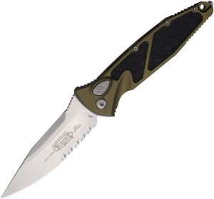 Microtech Socom Elite Auto OD Stonewash Serrated