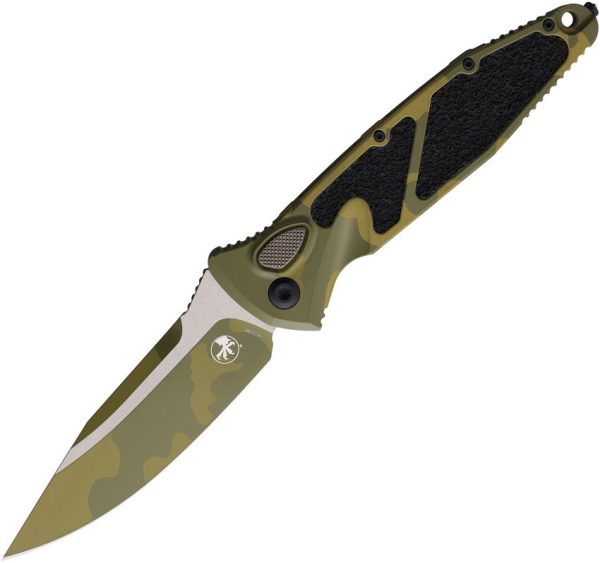 Microtech Auto Socom Elite Buttonlock - Bazooka Camo