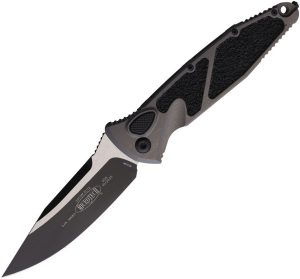 Microtech Auto Socom Elite Buttonlock - Gray Handle