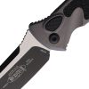 Microtech Auto Socom Elite Buttonlock - Gray Handle