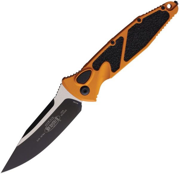 Microtech Auto Socom Elite Buttonlock - Orange Tactical