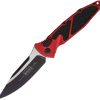 Microtech Auto Socom Elite Buttonlock - Red Handle