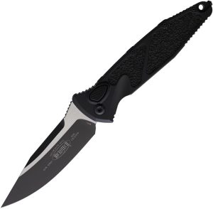 Microtech Auto Socom Elite Buttonlock - Black Tactical