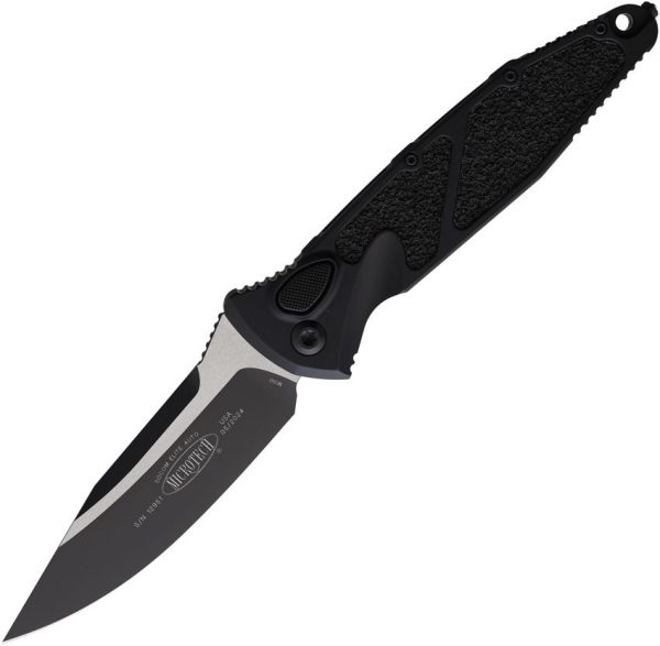 Microtech Auto Socom Elite Buttonlock - Black Tactical