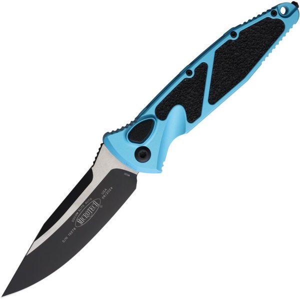 Microtech Auto Socom Elite Buttonlock - Turquoise