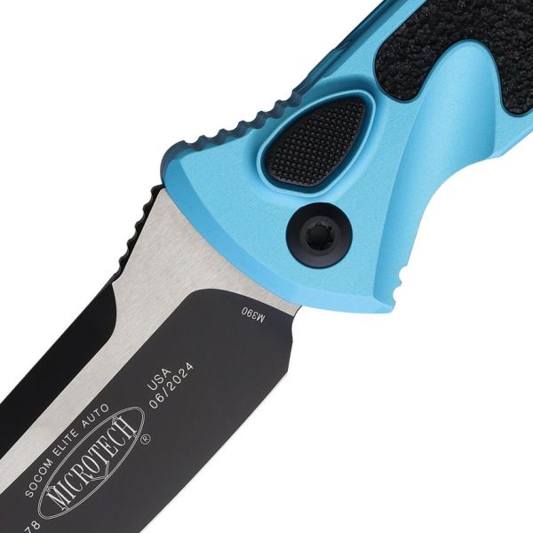 Microtech Auto Socom Elite Buttonlock - Turquoise