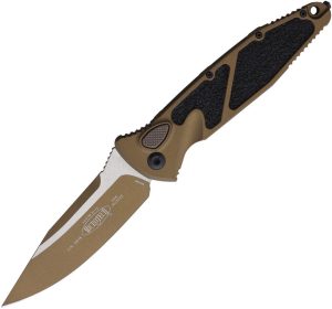 Microtech Auto Socom Elite Buttonlock - Burnt Bronze