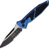 Microtech Socom Elite Buttonlock - Blue Serrated