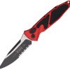 Microtech Socom Elite Buttonlock - Red Serrated