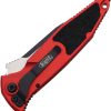 Microtech Socom Elite Buttonlock - Red Serrated