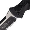 Microtech Socom Elite Buttonlock - Black Serrated