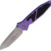 Microtech Socom Elite T/E Linerlock Folding Knife Purple Tanto