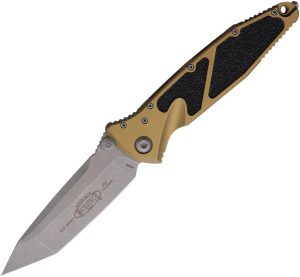Microtech Socom Elite Linerlock Apocalyptic Tan Handle