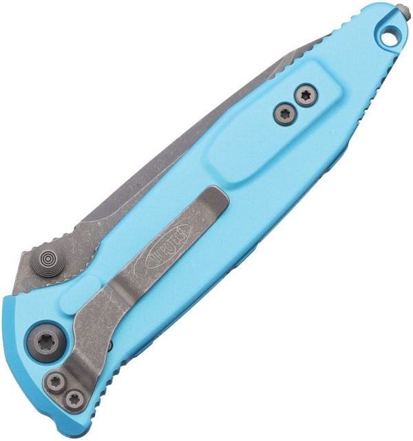 Microtech Socom Elite Linerlock Apocalyptic Turquoise