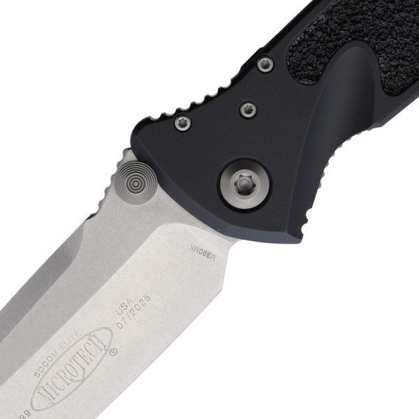 Microtech Socom Elite T/E Linerlock - Stonewash