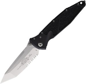 Microtech Socom Elite Linerlock Black Partially Serrated