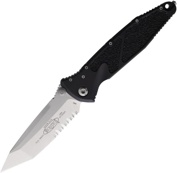 Microtech Socom Elite Linerlock Black Partially Serrated