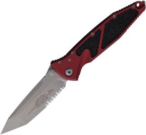 Microtech Socom Elite Linerlock Apocalyptic Merlot