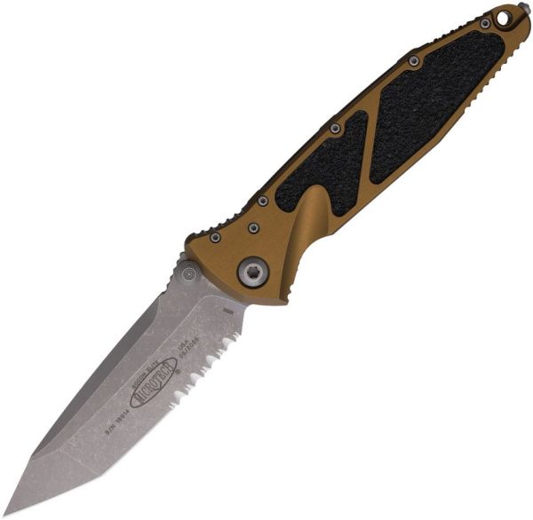 Microtech Socom Elite T/E Automatic - Tan Aluminum