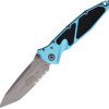 Microtech Socom Elite T/E Linerlock - Turquoise