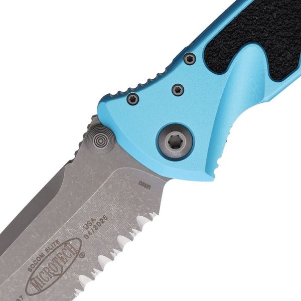 Microtech Socom Elite T/E Linerlock - Turquoise