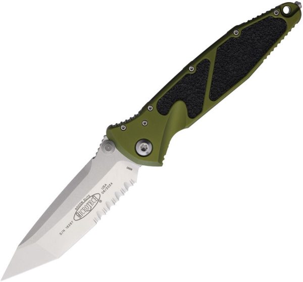 Microtech Socom Elite T/E Linerlock - OD Green Stonewash