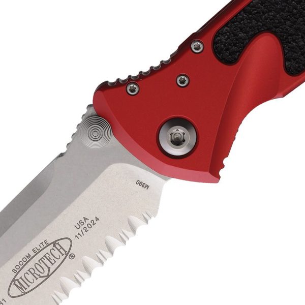 Microtech Socom Elite SW PS Linerlock - Red