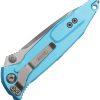Microtech Socom Elite T/E Linerlock - Turquoise Stonewash