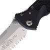 Microtech Socom Elite Linerlock Black Partially Serrated