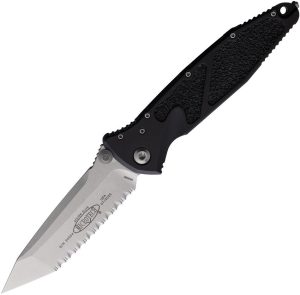 Microtech Socom Elite T/E Linerlock - Black Aluminum
