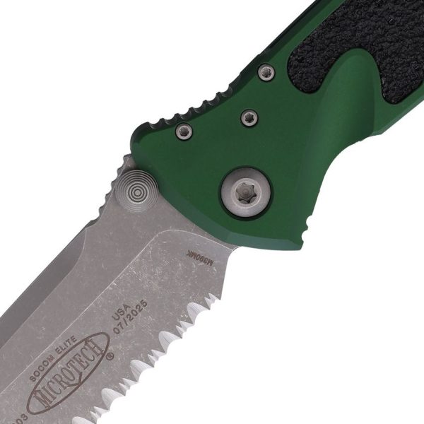 Microtech Socom Elite T/E Linerlock AP - Emerald Green