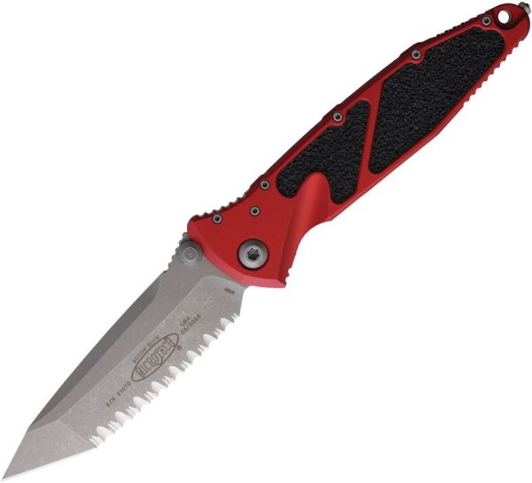 Microtech Socom Elite T/E Linerlock AP - Red Handle