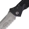 Microtech Socom Elite T/E Linerlock AP - Black Handle