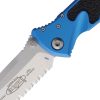 Microtech Socom Elite T/E Linerlock - Blue Aluminum