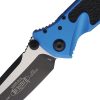 Microtech Socom Elite S/E Linerlock - Blue Aluminum