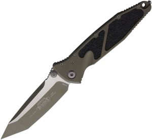Microtech Socom Elite T/E Linerlock - Moss Green Cerakote
