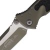 Microtech Socom Elite T/E Linerlock - Moss Green Cerakote