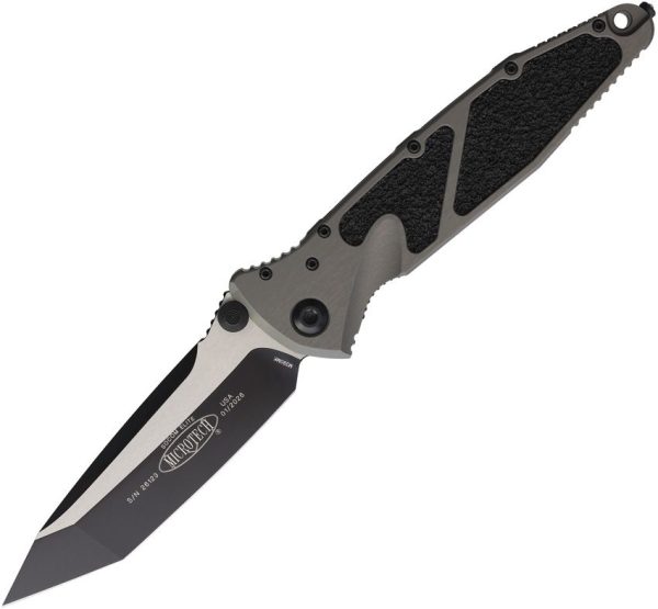 Microtech Socom Elite T/E Linerlock - Gray Handle