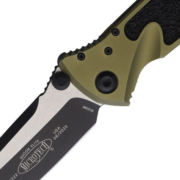 Microtech Socom Elite T/E Linerlock - OD Green
