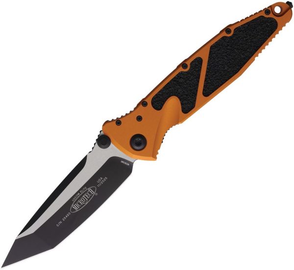 Microtech Socom Elite T/E Linerlock - Tangerine Handle